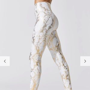 Carbon 38 Metallic Snake High Rise Legging